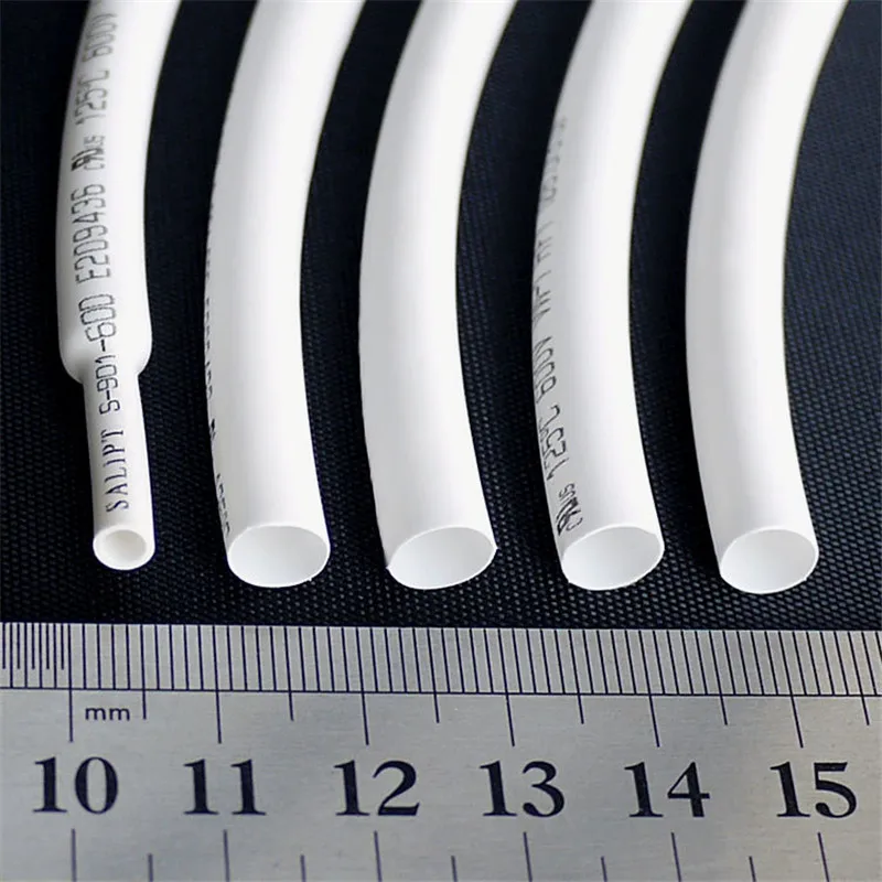 White-6MM Assortment Ratio 2:1 Polyolefin Heat Shrink Tube Tubing Sleeving,Flame retardant,Soft for Wrap Wire Cable RoHs
White-6MM Assortment Ratio 2:1 Polyolefin Heat Shrink Tube Tubing Sleeving,Flame retardant,Soft for Wrap Wire Cable RoHs