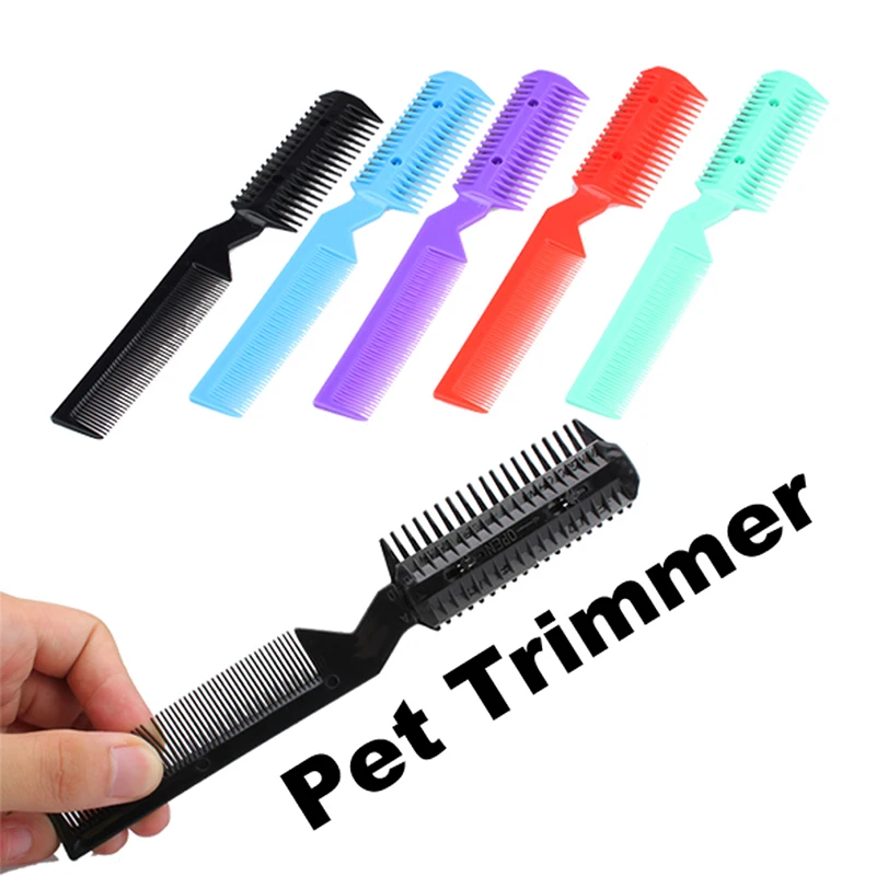 1pc Professional Pet Dog Hair Trimmer Animal Grooming Clippers Cat Cutter Shaver 2 Razor Cutting Combs For Pet Dog Random Color
1pc Professional Pet Dog Hair Trimmer Animal Grooming Clippers Cat Cutter Shaver 2 Razor Cutting Combs For Pet Dog Random Color