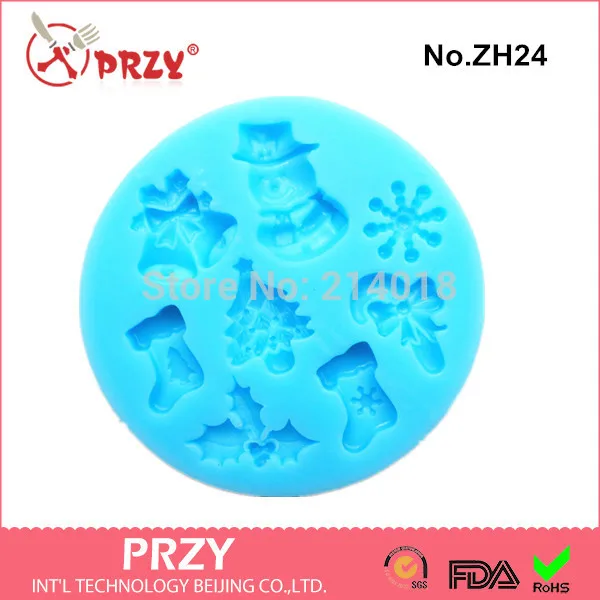 Christmas Shape Chocolate Silicone Mold Fondant Cake Decoration Mold Soap Mold No.zh24 Moulds Silicone Rubber PRZY Eco-friendly
Christmas Shape Chocolate Silicone Mold Fondant Cake Decoration Mold Soap Mold No.zh24 Moulds Silicone Rubber PRZY Eco-friendly