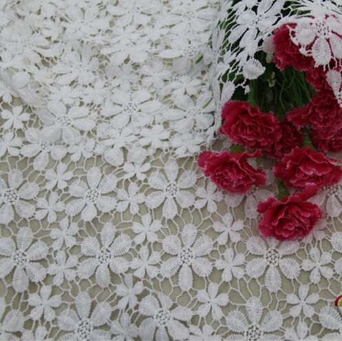 2Yards African Guipure Lace Fabric/White Nigerian Chemical Water Soluble Lace Fabric/High Quality Cupion Lace Bridal Laces
2Yards African Guipure Lace Fabric/White Nigerian Chemical Water Soluble Lace Fabric/High Quality Cupion Lace Bridal Laces