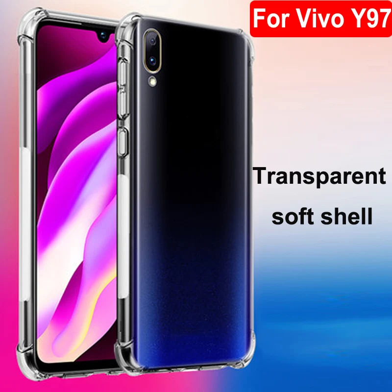 Luxury Shockproof Clear Soft Case Capa For Vivo Y97 Phone Cases Silicone Back Cover 6.3'' For Vivo Y 97 VivoY97 V1813A Shell
Luxury Shockproof Clear Soft Case Capa For Vivo Y97 Phone Cases Silicone Back Cover 6.3'' For Vivo Y 97 VivoY97 V1813A Shell