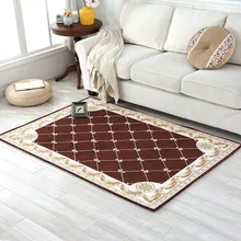 European Fashion floral Anti-skid Jacquard Carpet for Living room Dining Bedroom Mat Rug deurmat door mats outdoor kitchen mat