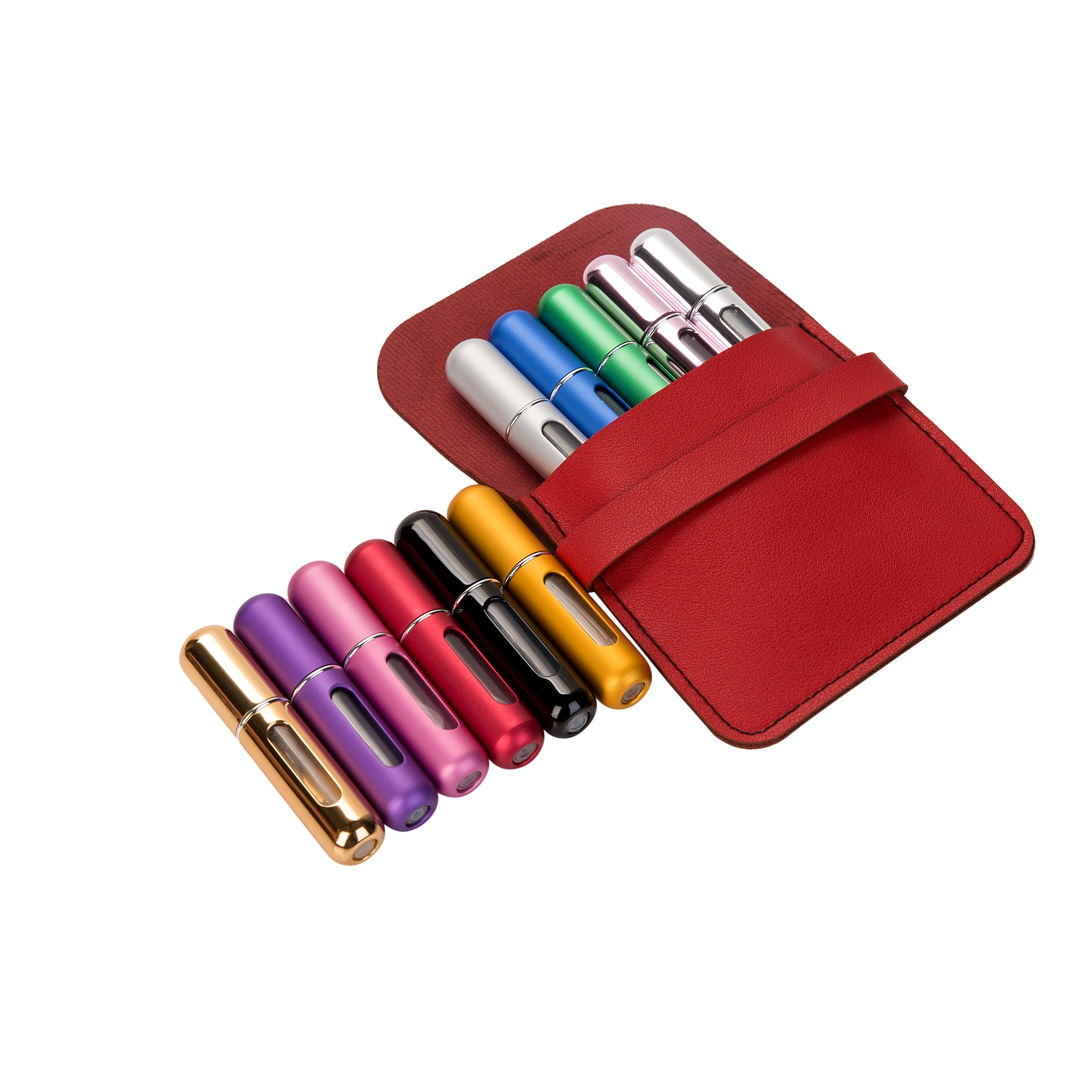 5 шт. 5 мл мини многоразовый флакон для духов Алюминиевый распылитель портативный дорожный косметический контейнер флакон для духов с сумко...
5 шт. 5 мл мини многоразовый флакон для духов Алюминиевый распылитель портативный дорожный косметический контейнер флакон для духов с сумко...