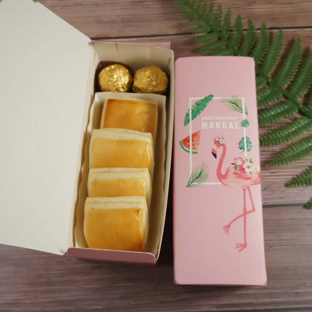 19.1*4.7*7cm Flamingo handmade theme 10 Pcs cookie Macaron Chocolate Paper Box Christmas Birthday wedding Party Gifts Packaging
19.1*4.7*7cm Flamingo handmade theme 10 Pcs cookie Macaron Chocolate Paper Box Christmas Birthday wedding Party Gifts Packaging