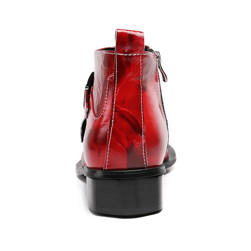 Christia Bella Fashion Winter Genuine Leather Men Boots Big Size Pointed Toe Buckle Motorcycle Boots Formal Business Party Boots
Christia Bella Fashion Winter Genuine Leather Men Boots Big Size Pointed Toe Buckle Motorcycle Boots Formal Business Party Boots