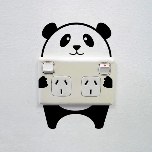 Animal Switch Stickers Cute Panda Vinyl Wall Decal Removable Interior Switch DIY Wall Stickers For Kids Rooms Bedroom Art SYY805
Animal Switch Stickers Cute Panda Vinyl Wall Decal Removable Interior Switch DIY Wall Stickers For Kids Rooms Bedroom Art SYY805