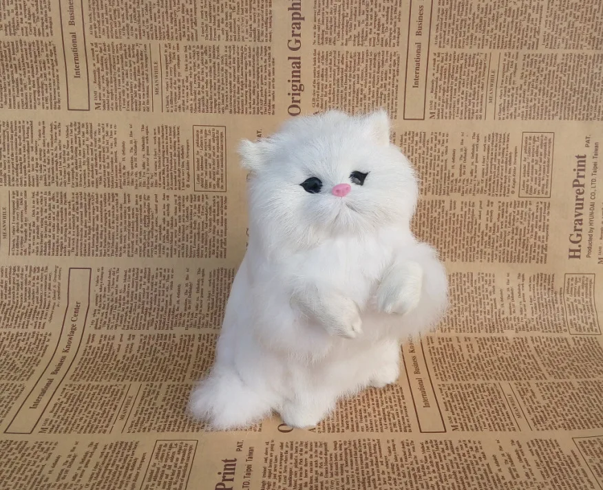 new simulation cat toy polyethylene & furs handicraft lucky cat model gift about 21x14cm 2349
new simulation cat toy polyethylene & furs handicraft lucky cat model gift about 21x14cm 2349