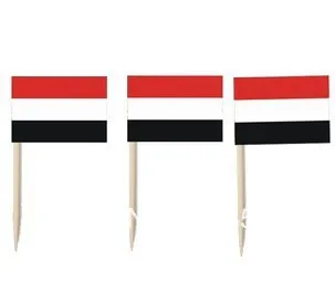 DHL free shipping Factory wholesale 65mm Banner /Advertising /Promotional Flag (toothpick flag)-Yemen flag
DHL free shipping Factory wholesale 65mm Banner /Advertising /Promotional Flag (toothpick flag)-Yemen flag