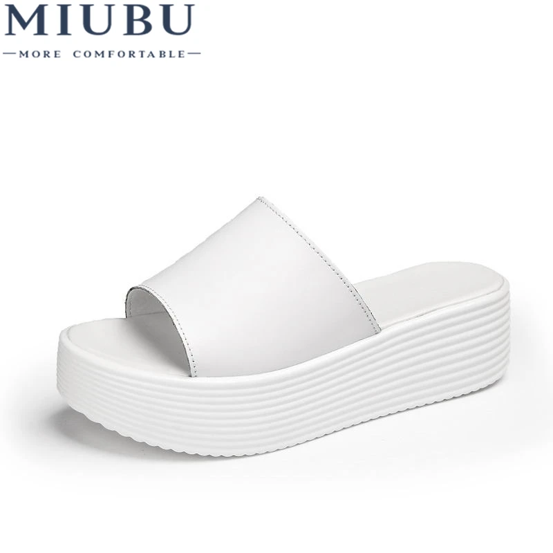 MIUBU Sandals Women wedge Shoes High Heel Slippers Summer Shoes Woman Slip on Platform Slides soft comfortable Flip Flops
MIUBU Sandals Women wedge Shoes High Heel Slippers Summer Shoes Woman Slip on Platform Slides soft comfortable Flip Flops