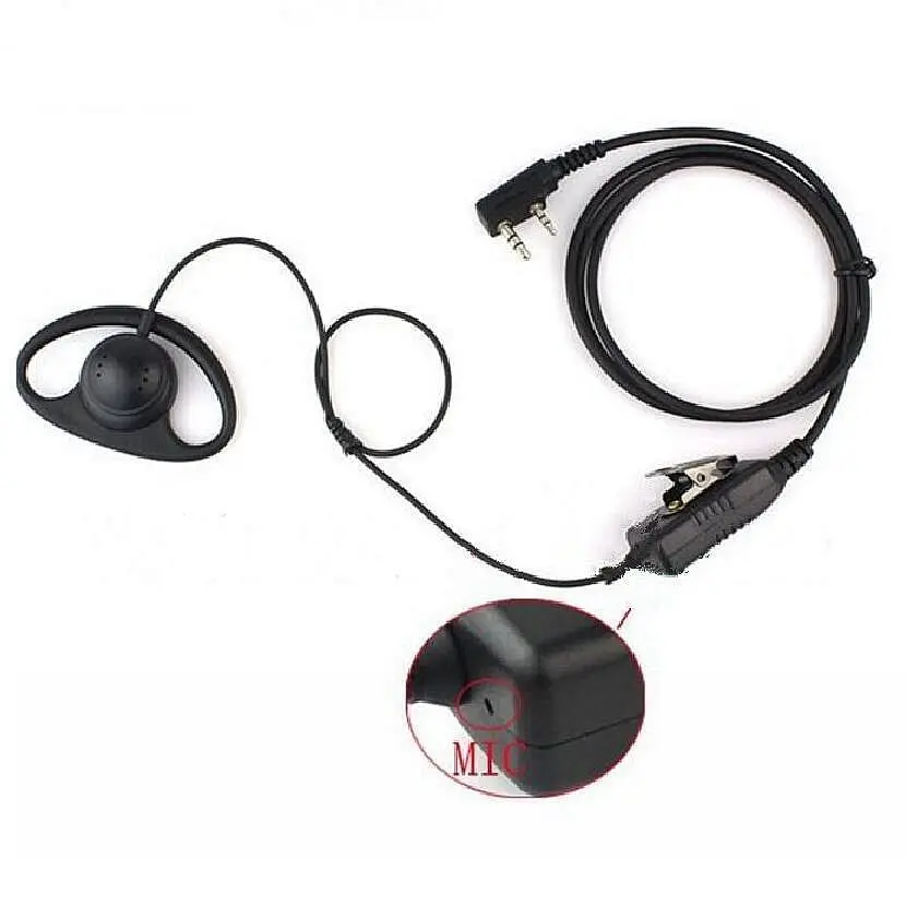 Walkie Talkie Earpiece PTT D Type Earhook With Mic Iron Clip for Baofeng UV-5R UV-82 BF-888S Kenwood TK-3107 TK-2207 TK-3
Walkie Talkie Earpiece PTT D Type Earhook With Mic Iron Clip for Baofeng UV-5R UV-82 BF-888S Kenwood TK-3107 TK-2207 TK-3