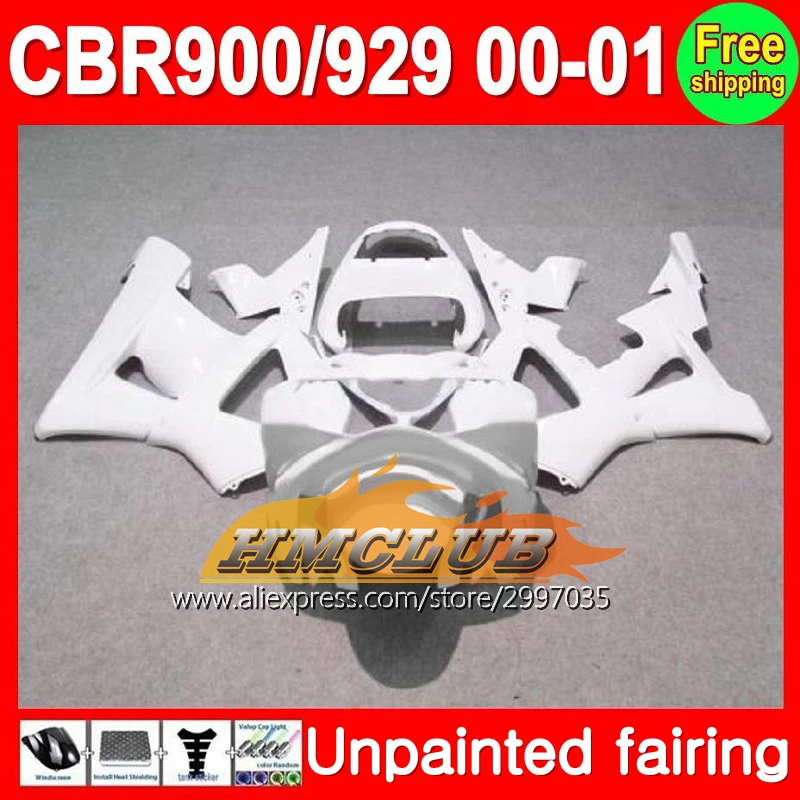 Body Unpainted Full Fairing Kit For HONDA CBR929RR CBR900RR 00-01 CBR 929RR CBR929 929 RR 900RR 00 01 2000 2001 Fairing
Body Unpainted Full Fairing Kit For HONDA CBR929RR CBR900RR 00-01 CBR 929RR CBR929 929 RR 900RR 00 01 2000 2001 Fairing