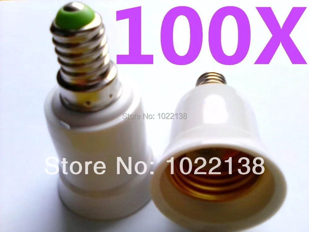 100pcs E14 to E27 LED lamp holder socket adapter E14-E27 light bulb lamp base converter Free Shipping With Tracking No.
100pcs E14 to E27 LED lamp holder socket adapter E14-E27 light bulb lamp base converter Free Shipping With Tracking No.