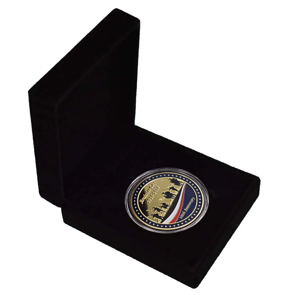 Armistic Day Commemorative War Coin American 24k Gold Plated Con with Gift Box Us Coins Home Decoration Accessories
Armistic Day Commemorative War Coin American 24k Gold Plated Con with Gift Box Us Coins Home Decoration Accessories