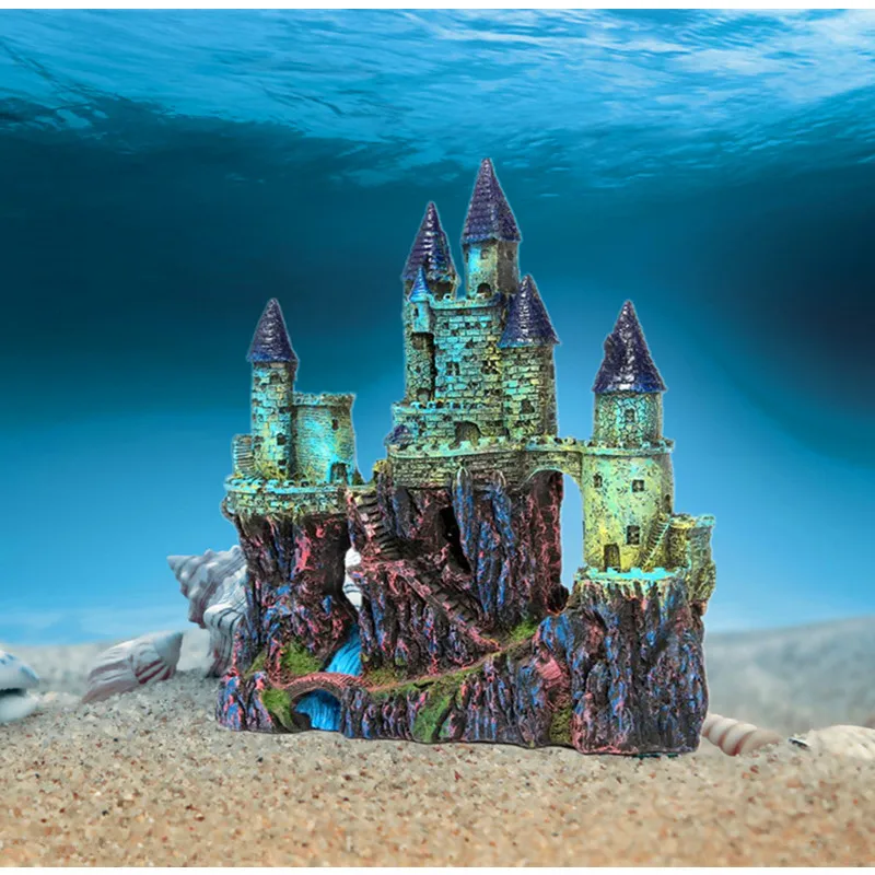24cm Aquarium Artificial Castle Stone Decoration Fish Tank Ancient Castle Tower Ornament Aquatic Rock Cave Fish Shrimp Hiding
24cm Aquarium Artificial Castle Stone Decoration Fish Tank Ancient Castle Tower Ornament Aquatic Rock Cave Fish Shrimp Hiding