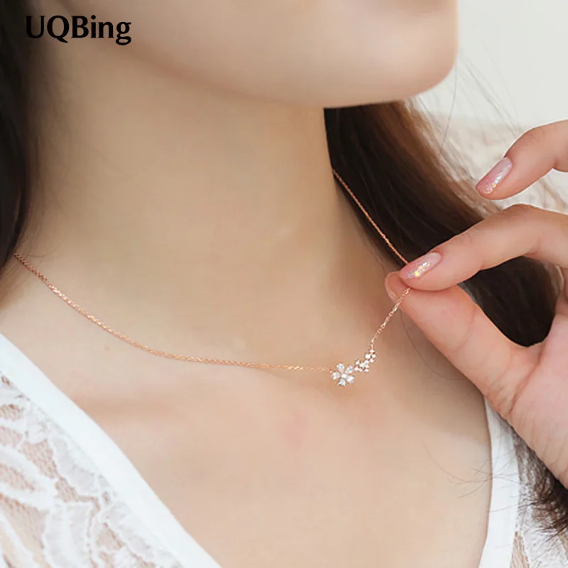 Fashion 925 Sterling Silver Necklaces Crystal Rhinestone Flower Pendants&Necklaces Jewelry Collar Colar de Plata
Fashion 925 Sterling Silver Necklaces Crystal Rhinestone Flower Pendants&Necklaces Jewelry Collar Colar de Plata