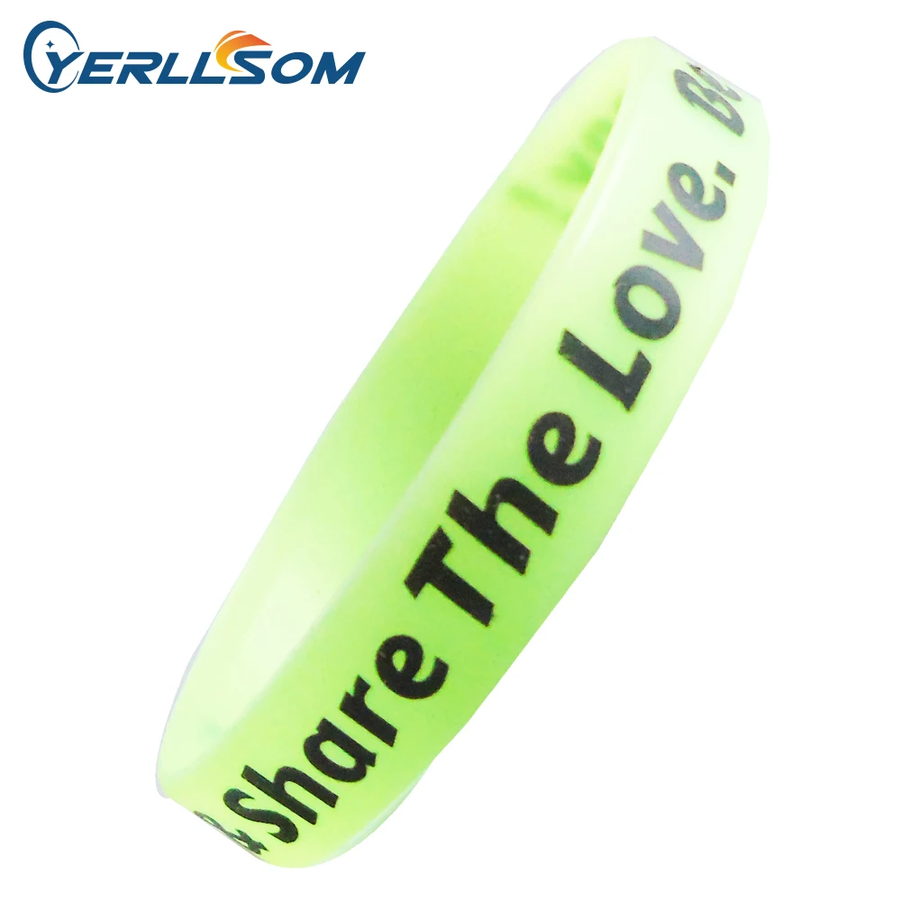 YERLLSOM 200pcs/lot High Quality Custom personalized Printing Logo Silicone Bracelets for Gifts S041702
YERLLSOM 200pcs/lot High Quality Custom personalized Printing Logo Silicone Bracelets for Gifts S041702