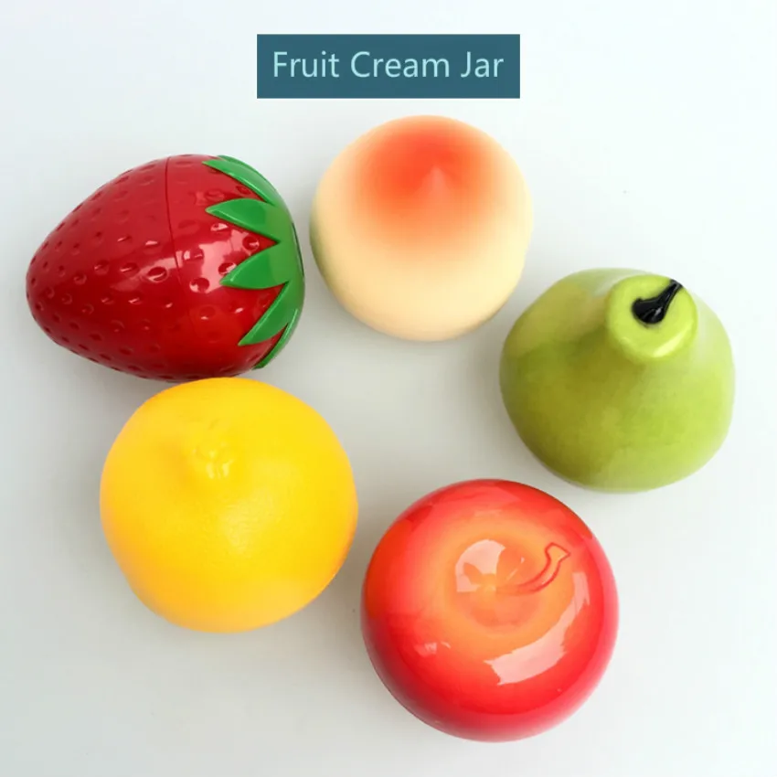 20pcs 30g Cute Fruit Cream Jar Empty Plastic Cosmetic Container Jar Apple Lemon Peach Strawberry Fruit Shape Hand Cream jar
20pcs 30g Cute Fruit Cream Jar Empty Plastic Cosmetic Container Jar Apple Lemon Peach Strawberry Fruit Shape Hand Cream jar