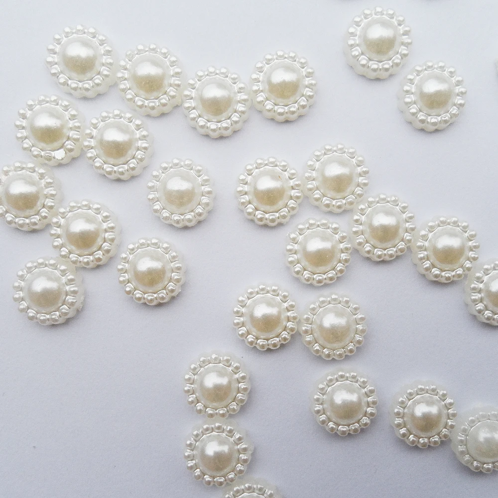 50pcs/Pack (10*10MM) jewelry factory price fashion Semicircle ball shape white sunflower pearl beads Jewelry accessories
50pcs/Pack (10*10MM) jewelry factory price fashion Semicircle ball shape white sunflower pearl beads Jewelry accessories