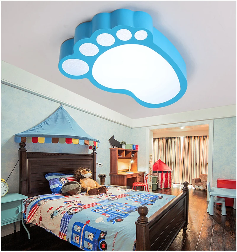 Children's clothing store lamps led ceiling lamp creative kindergarten boy girl bedroom living room cartoon footprint lamp
Children's clothing store lamps led ceiling lamp creative kindergarten boy girl bedroom living room cartoon footprint lamp