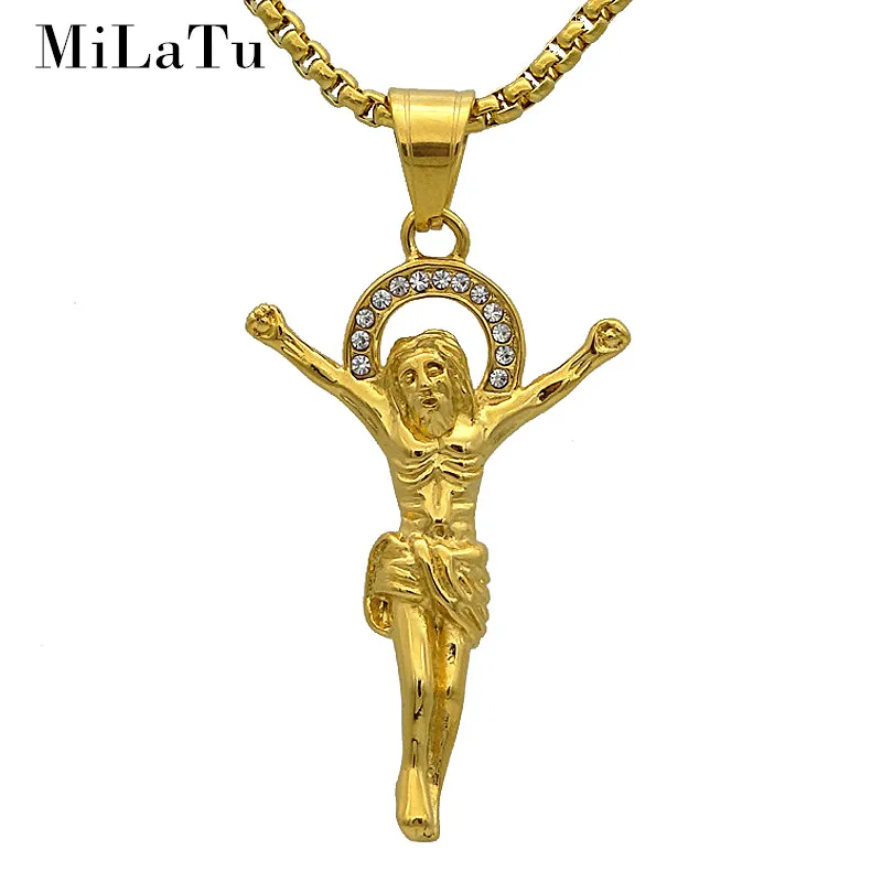 Dropshipping 2018 Bling Messiah Jesus Pendant Necklace Stainless Steel Christian Necklace Men Jewelry Gift Colar NE633G
Dropshipping 2018 Bling Messiah Jesus Pendant Necklace Stainless Steel Christian Necklace Men Jewelry Gift Colar NE633G