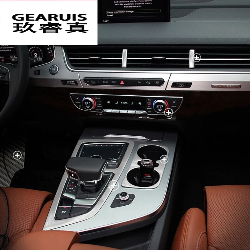 Car Interior Stainless Steel Stickers Cover Water Cup Holder Panel Decoration Trim For Auid Q7 2016 2017 Car Styling Accessories
Car Interior Stainless Steel Stickers Cover Water Cup Holder Panel Decoration Trim For Auid Q7 2016 2017 Car Styling Accessories