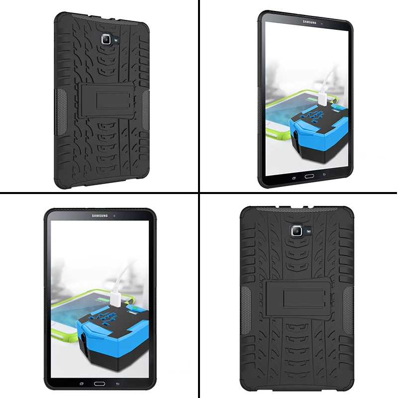 New Hyun Pattern 2 in 1 TPU + PC Combine Protective Cover Kickstand Case For Samsung Galaxy Tab A 10.1 T585 T580 SM-T580 T580N | Компьютеры