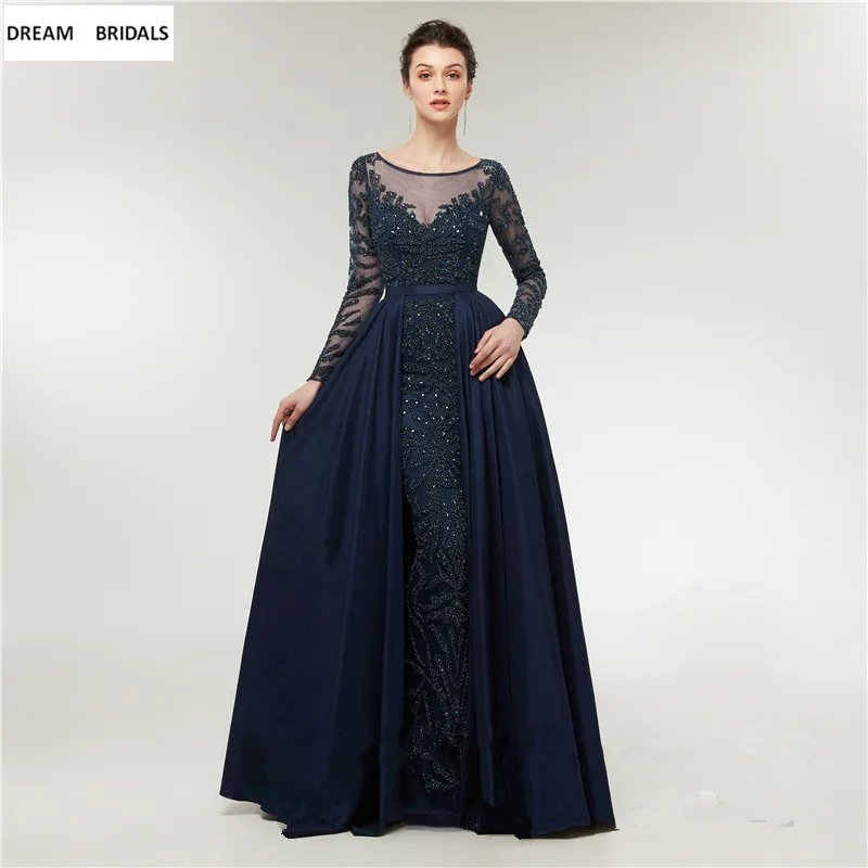 Full Beading Pearls Mermaid Long Sleeves Evening Prom Dresses 2019 With Watteau Train Couture Robe De Soiree
Full Beading Pearls Mermaid Long Sleeves Evening Prom Dresses 2019 With Watteau Train Couture Robe De Soiree