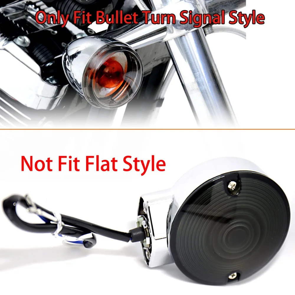 Motorcycle 2" Bullet Style 1156 LED Inserts Turn Signal Light And Smoke Lens For Harley Sportster Softail Touring Dyna
Motorcycle 2" Bullet Style 1156 LED Inserts Turn Signal Light And Smoke Lens For Harley Sportster Softail Touring Dyna