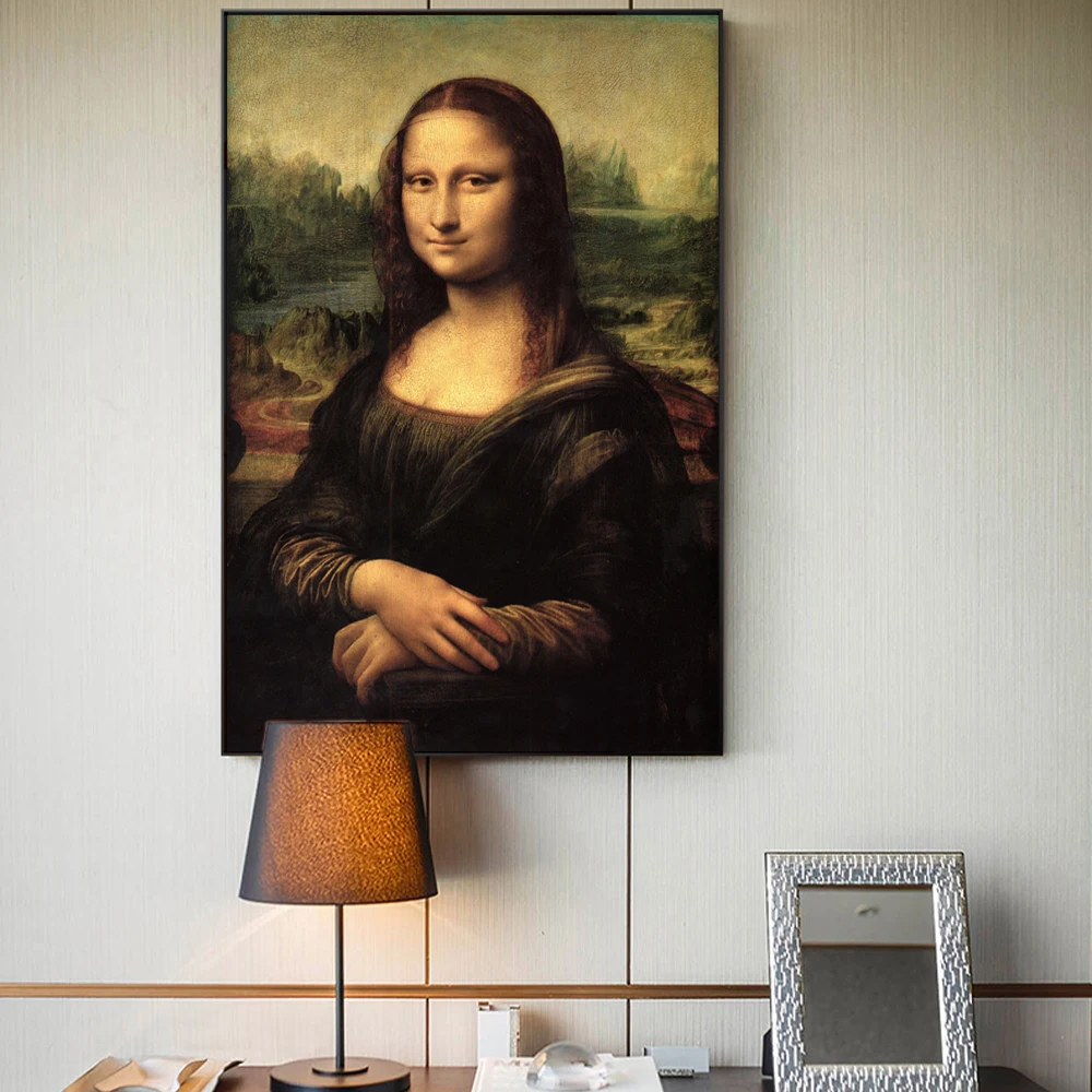 Smile Of Mona Lisa Portrait Canvas Art Painting Reproductions Classical Da Vinci Famous Art Prints For Living Room Cuadros Decor
Smile Of Mona Lisa Portrait Canvas Art Painting Reproductions Classical Da Vinci Famous Art Prints For Living Room Cuadros Decor