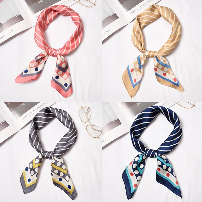 yishine 20pc Mix Colors Multifunction Dots Stripes Printed Women's Satin Square Wraps Scarves Shawl Polyester Silk Scarf
yishine 20pc Mix Colors Multifunction Dots Stripes Printed Women's Satin Square Wraps Scarves Shawl Polyester Silk Scarf