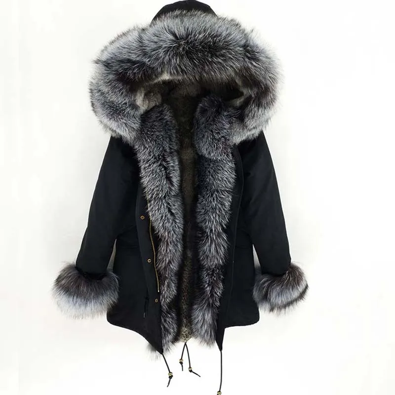 Mao Mao KongLong Parka Winter Jacket Women Parkas Real Fur Coat Natural Raccoon Fur Hood Real Rabbit Fur Liner Luxury Streetwear
Mao Mao KongLong Parka Winter Jacket Women Parkas Real Fur Coat Natural Raccoon Fur Hood Real Rabbit Fur Liner Luxury Streetwear