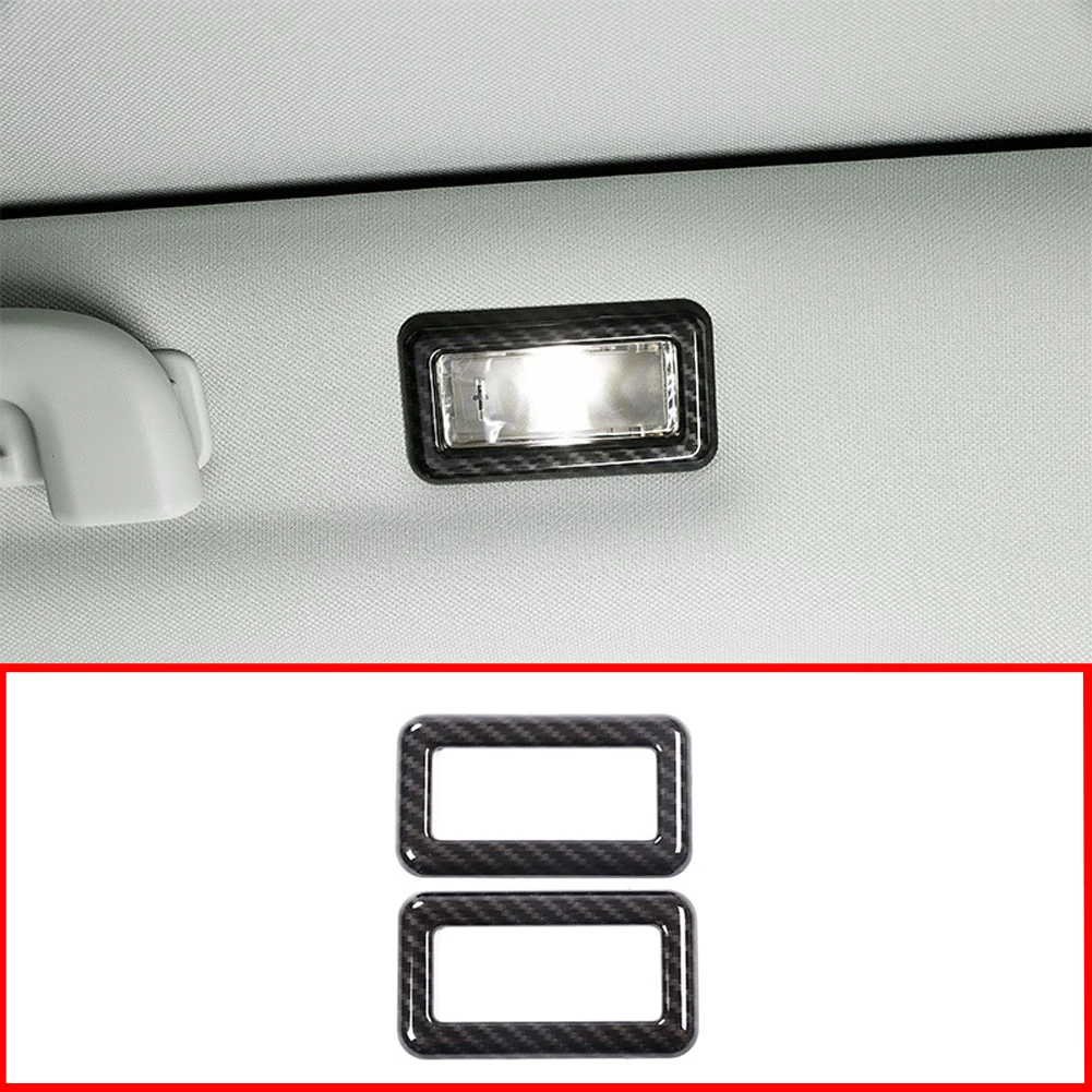 2PCS ABS Carbon Fiber Car Accessories Interior Rear Reading Light Lamp Frame Trim Cover for Land Rover Discovery Sport 2015-2018
2PCS ABS Carbon Fiber Car Accessories Interior Rear Reading Light Lamp Frame Trim Cover for Land Rover Discovery Sport 2015-2018