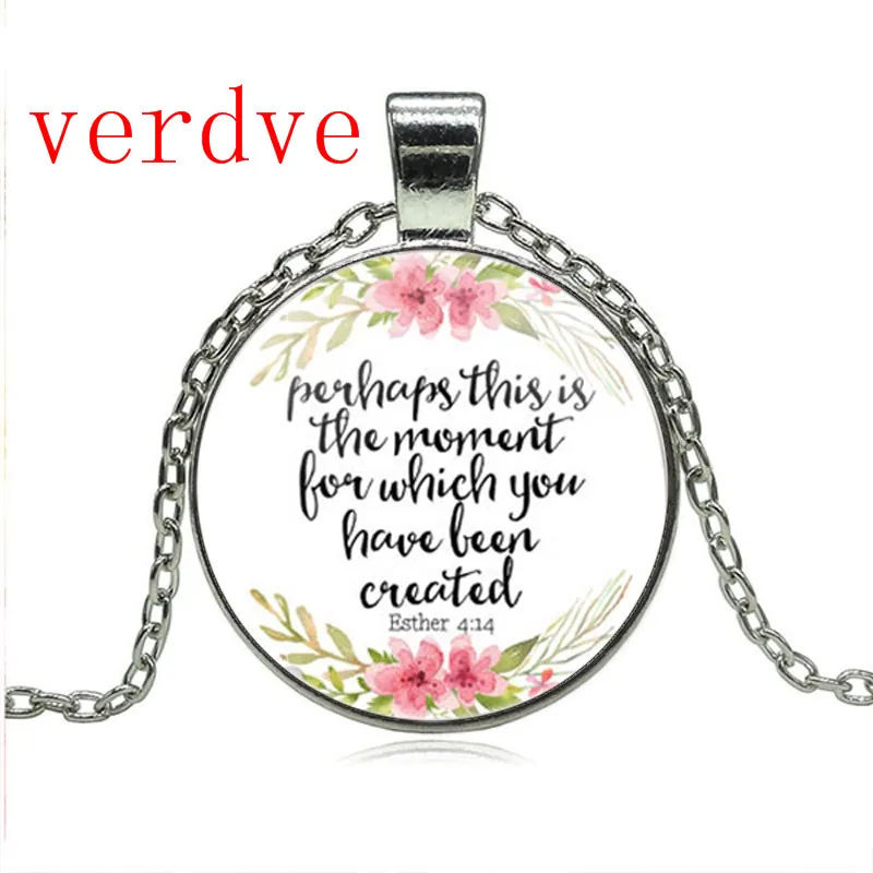 New Perhaps This is the Moment for which you have Been Created Necklace Inspirational Jewelry Esther 4:14 Christian Gifts
New Perhaps This is the Moment for which you have Been Created Necklace Inspirational Jewelry Esther 4:14 Christian Gifts