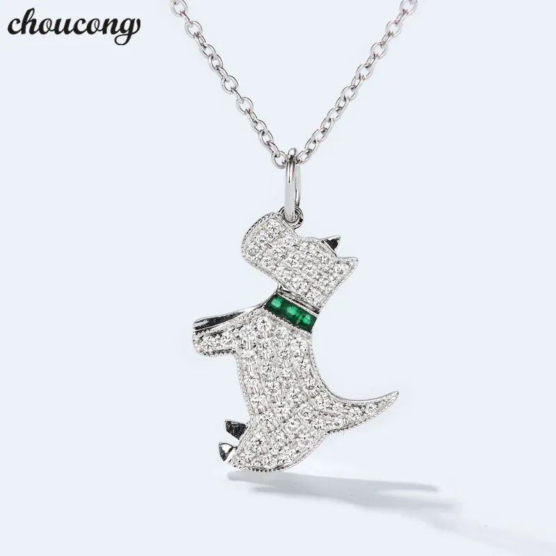 choucong Fashion Dog Pendant Cubic Zirconia 925 Sterling silver Party Wedding Pendant with Necklace for women Bridal jewelry
choucong Fashion Dog Pendant Cubic Zirconia 925 Sterling silver Party Wedding Pendant with Necklace for women Bridal jewelry