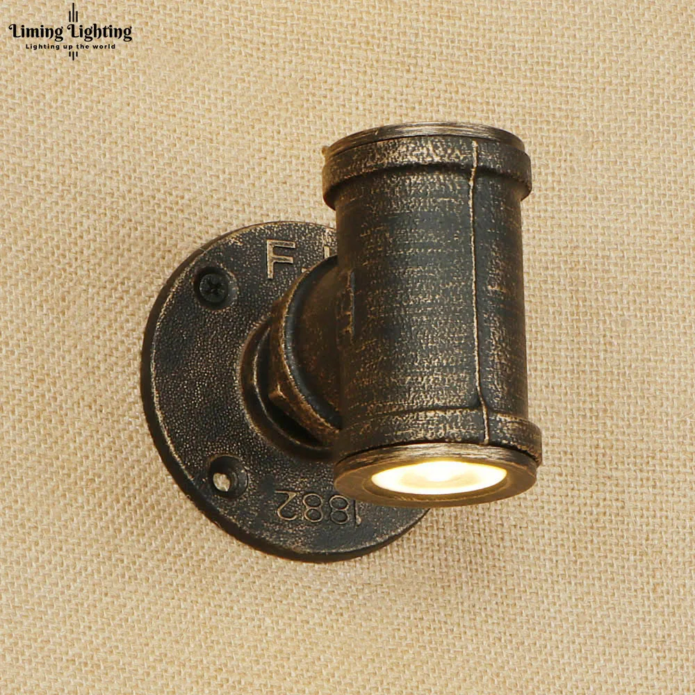 LED Loft Industrial Light Iron Rust Water Pipe Retro Wall Lamp Vintage Sconce Lights For Bedroom Restaurant Bar Bathroom Fixture
LED Loft Industrial Light Iron Rust Water Pipe Retro Wall Lamp Vintage Sconce Lights For Bedroom Restaurant Bar Bathroom Fixture
