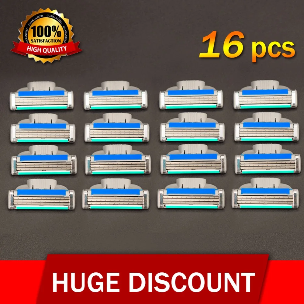 16pcs/Pack Men's Face shaving Razor Blades Beard Shaver Blade Men High Quality Sharp Razors Blade For Gillettee Mach 3
16pcs/Pack Men's Face shaving Razor Blades Beard Shaver Blade Men High Quality Sharp Razors Blade For Gillettee Mach 3
