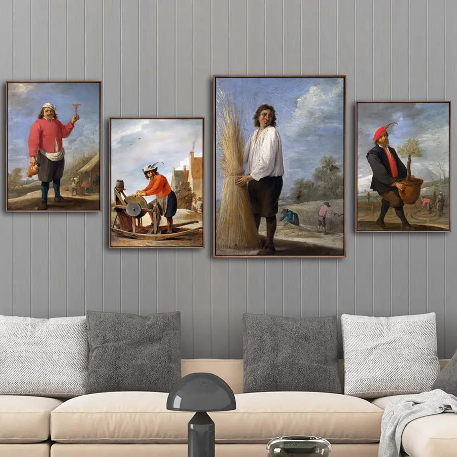 Home Decoration Print Canvas Wall Art Poster Oil Unframde Drawings Paitings Wall Pictures for Living Room David Teniers
Home Decoration Print Canvas Wall Art Poster Oil Unframde Drawings Paitings Wall Pictures for Living Room David Teniers