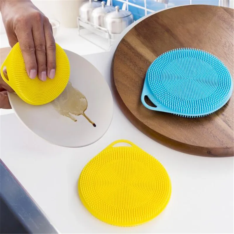 HOMETREE Silicone Dish Washing Brush Bowl Pot Pan Wash Cleaning Brushes Cleaner Sponges Scouring Pads Kitchen Accessories H692
HOMETREE Silicone Dish Washing Brush Bowl Pot Pan Wash Cleaning Brushes Cleaner Sponges Scouring Pads Kitchen Accessories H692