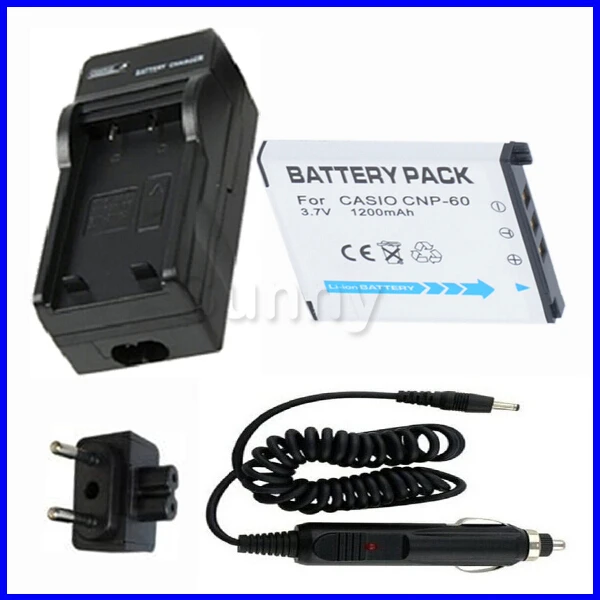 

NP-60 NP60 Battery + Charger for Casio Exilim EX-S10,EX-S12,EX-Z9,EX-Z20,EX-Z21,EX-Z29,EX-Z80,EXZ80,EX-Z85,EX-Z90 Digital Camera