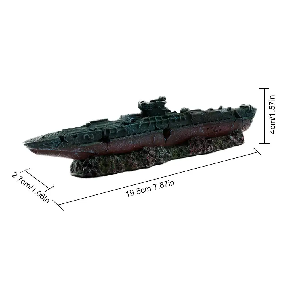 Aquarium Fish Tank Landscaping Simulation Resin Shipwreck Warship Submarine Model Dilapidated Sea War Wreck Hiding House
Aquarium Fish Tank Landscaping Simulation Resin Shipwreck Warship Submarine Model Dilapidated Sea War Wreck Hiding House