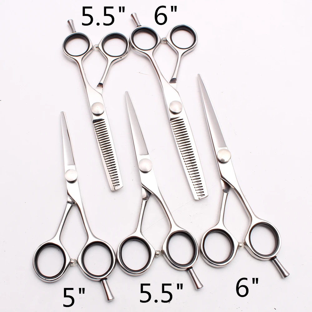 5'' 5.5" 6'' Customized Logo Hairdresser's Scissors JP 440C Cutting Scissors Thinning Scissors Professional Hair Scissors
5'' 5.5" 6'' Customized Logo Hairdresser's Scissors JP 440C Cutting Scissors Thinning Scissors Professional Hair Scissors