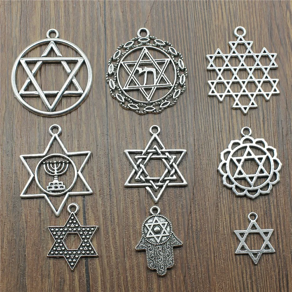 Designer Charms Star Of David Antique Silver Color Star Of David Charms Pendants For Bracelets Star Of David Charms Wholesale
Designer Charms Star Of David Antique Silver Color Star Of David Charms Pendants For Bracelets Star Of David Charms Wholesale