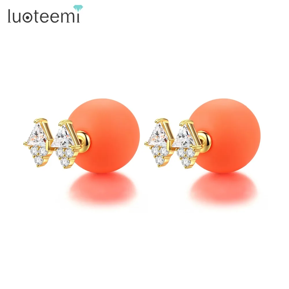 LUOTEEMI Charming Bowknot Stud Earrings for Women Party Wedding Paved Shining CZ Imitation Pearl Fashion Jewelry Aretes Gift
LUOTEEMI Charming Bowknot Stud Earrings for Women Party Wedding Paved Shining CZ Imitation Pearl Fashion Jewelry Aretes Gift