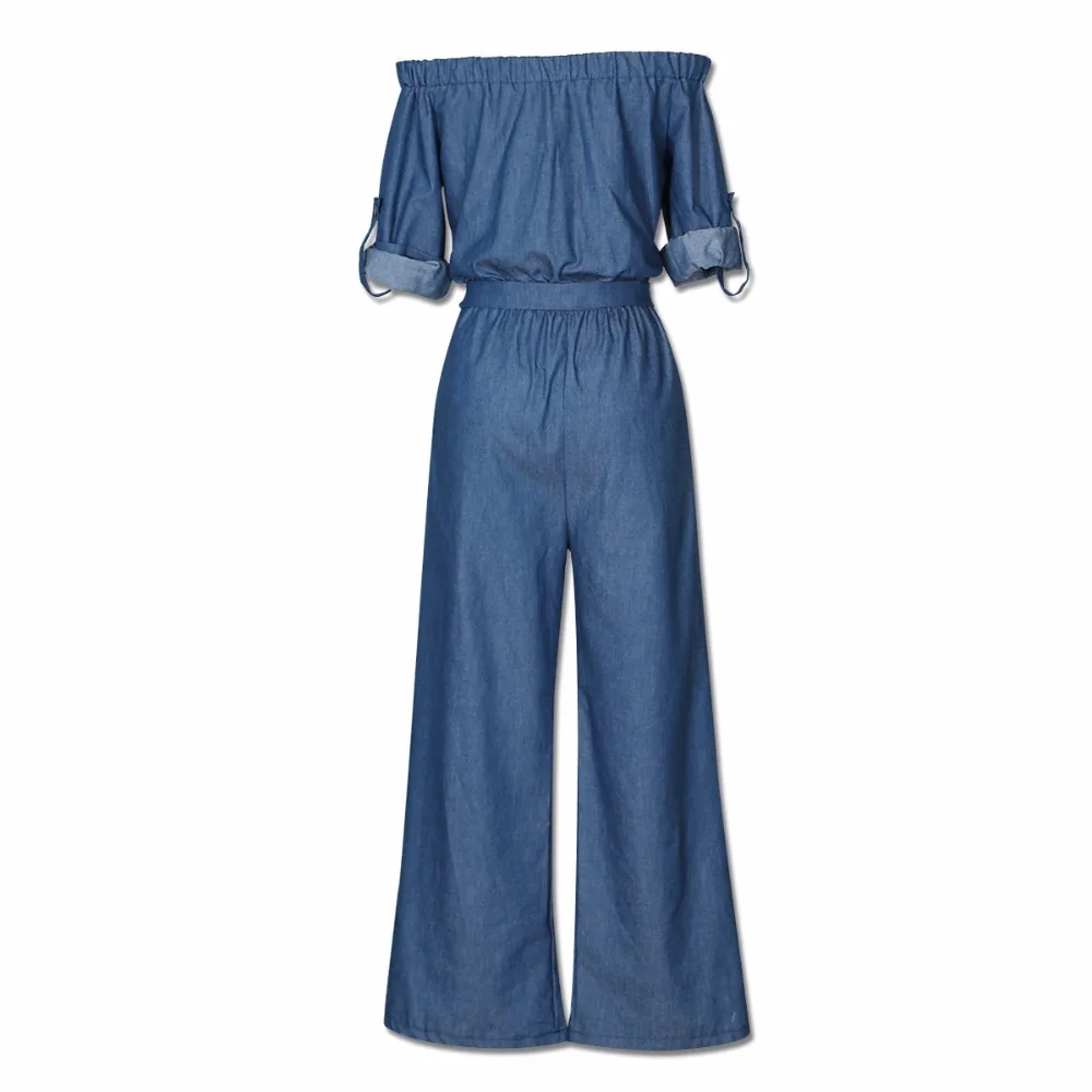 New women jumpsuits & rompers jean material sashes ankle-length fashion women jumpers European and American style for women
New women jumpsuits & rompers jean material sashes ankle-length fashion women jumpers European and American style for women