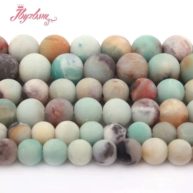 8,10,12mm Frosted Round Multicolor Amazonite (2.5mm Hole) Natural Stone Loose Beads For DIY Jewelry Making 15" Free Shipping
8,10,12mm Frosted Round Multicolor Amazonite (2.5mm Hole) Natural Stone Loose Beads For DIY Jewelry Making 15" Free Shipping