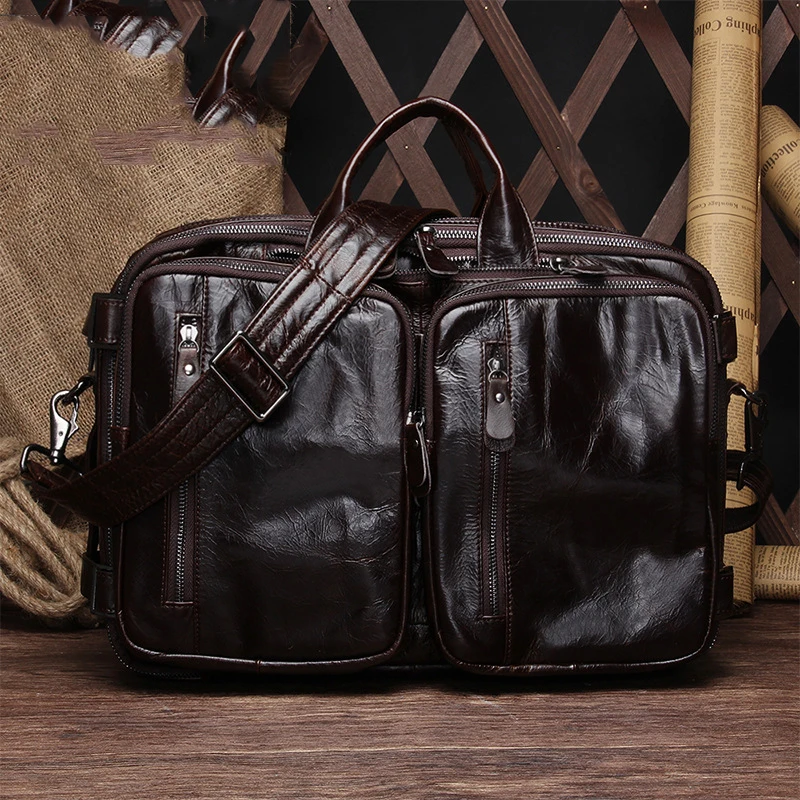 40x26CM Genuine Leather Big Men Bag 2017 New Men Shoulder Bag Retro Handbag A4226
40x26CM Genuine Leather Big Men Bag 2017 New Men Shoulder Bag Retro Handbag A4226