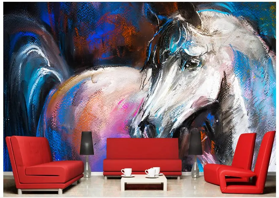 Custom High-end mural 3d wallpaper murals wall HD large painting horses decorated painting background wall painting wall decor
Custom High-end mural 3d wallpaper murals wall HD large painting horses decorated painting background wall painting wall decor