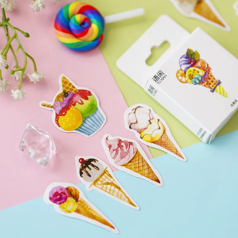 Colorful Ice Cream Stickers Set Decorative Stationery Stickers Scrapbooking DIY Diary Album Stick Lable
Colorful Ice Cream Stickers Set Decorative Stationery Stickers Scrapbooking DIY Diary Album Stick Lable