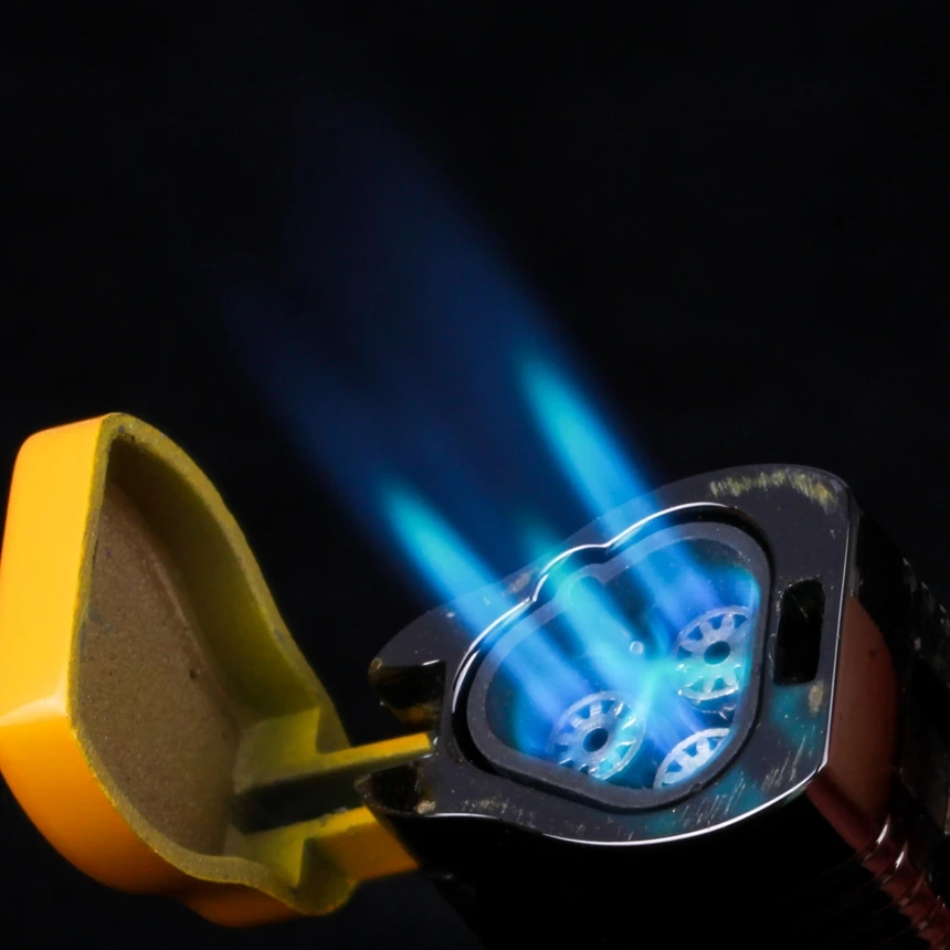 COHIBA HighGrade Windproof Lighter Torch Jet Flame Refillable Blue Flame Inflatable Triple Flame Cigar Lighter gas torch lighter
COHIBA HighGrade Windproof Lighter Torch Jet Flame Refillable Blue Flame Inflatable Triple Flame Cigar Lighter gas torch lighter