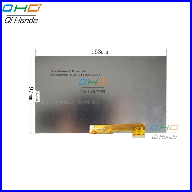 New For 7" irbis TX35 3G TABLET 30pins LCD Display Matrix 1024*600 TFT LCD Screen Panel replacement Free Shipping
New For 7" irbis TX35 3G TABLET 30pins LCD Display Matrix 1024*600 TFT LCD Screen Panel replacement Free Shipping